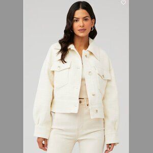 Women's Cream Jacket Lime and Dot Charlie Jacket